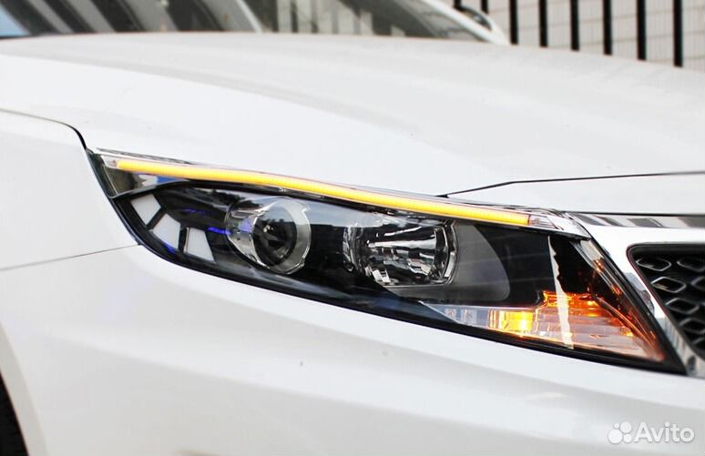 Светодиодные реснички на фары Kia Optima