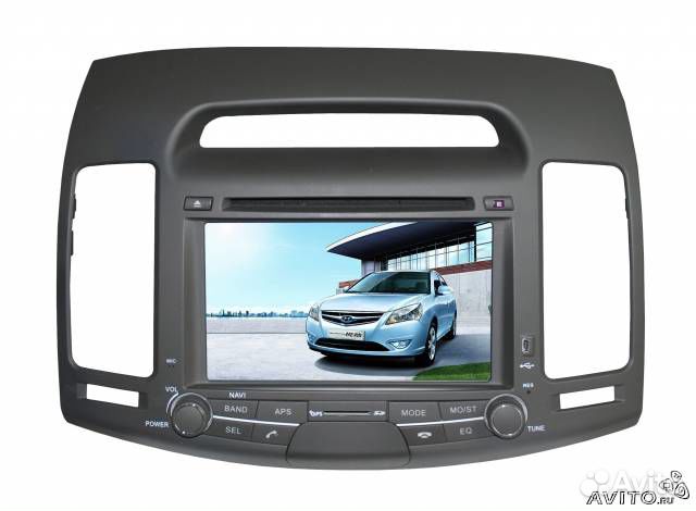 Штатное головное устройство Hyundai Elantra (2007-2011). Штатное головное устройство Hyundai Elantra (2007-2011).