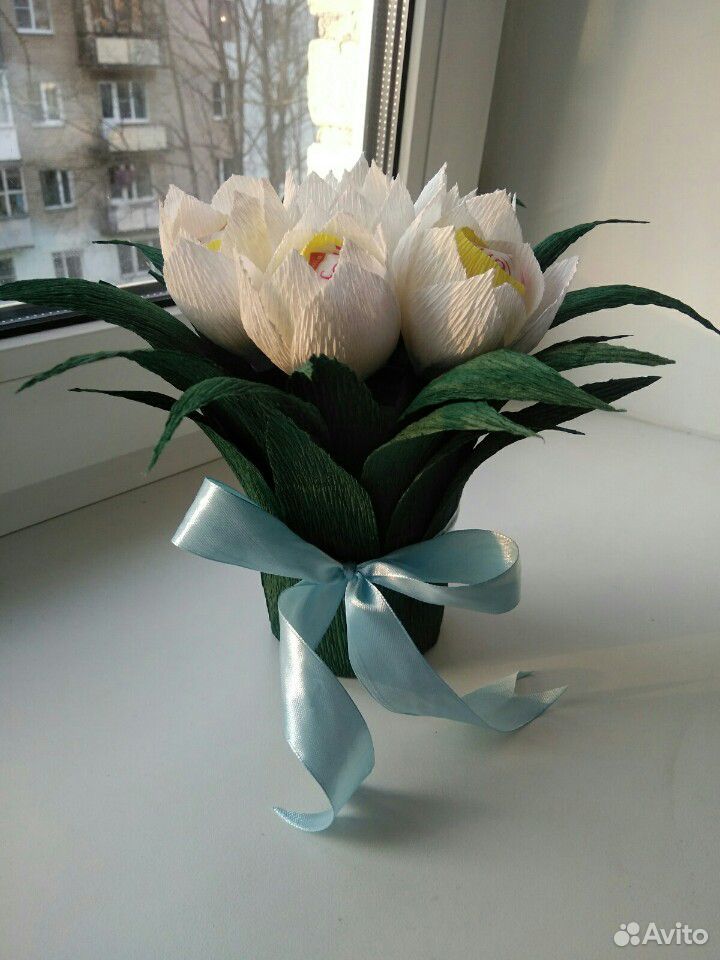 Букет тюльпанов, ручная работа купить на Зозу.ру - фотография № 4
