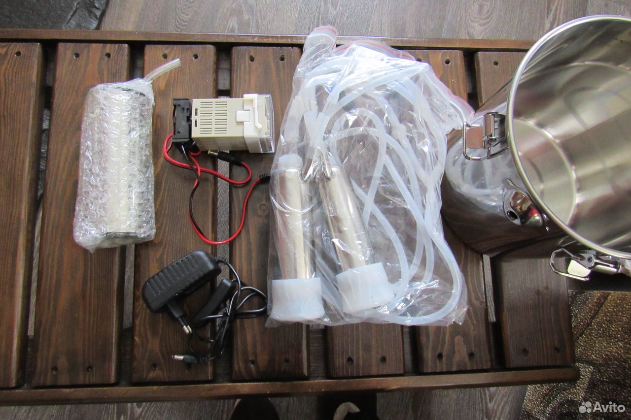 Электрический доильный аппарат для коз купить на Зозу.ру - фотография № 2