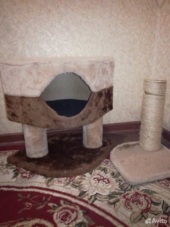 Домик для кошки и когтеточка купить на Зозу.ру - фотография № 1