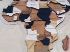 Многоуровневая карта мира из дерева объявление продам