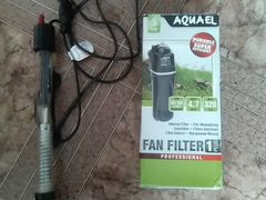 Фильтр и нагреватель для аквариума