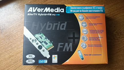 TV-тюнер AVerMedia avertv Hybrid+ FM PCI в упаковк