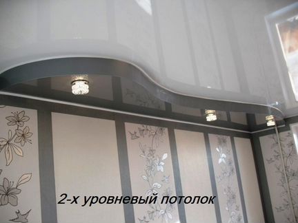 Натяжные потолки 1-но и 2-х уровневые, Фотопечать