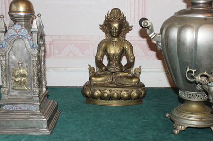 Будда,керосиновые лампы 19 века