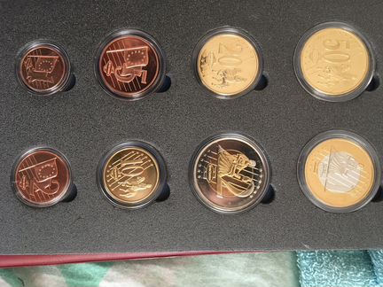 Набор монет евро