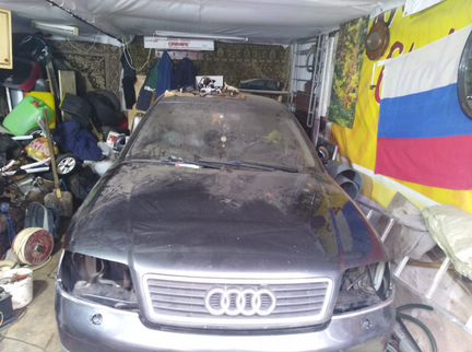Audi A6 2.8 AT, 2001, седан, битый