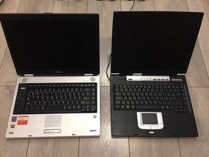 2 ноутбука Toshiba и Asus