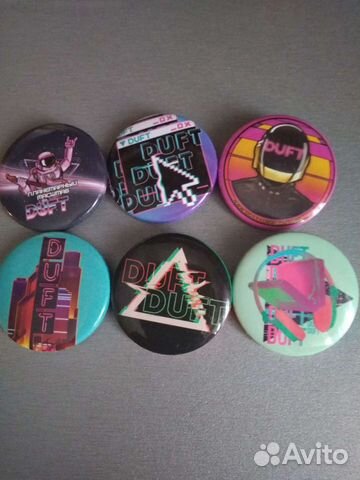 Значки 6 шт