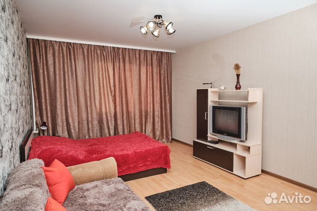 

1-к. квартира, 40 м², 2 кровати