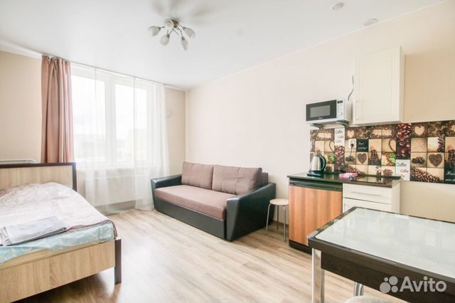 

Квартира-студия, 21 м², 2 кровати