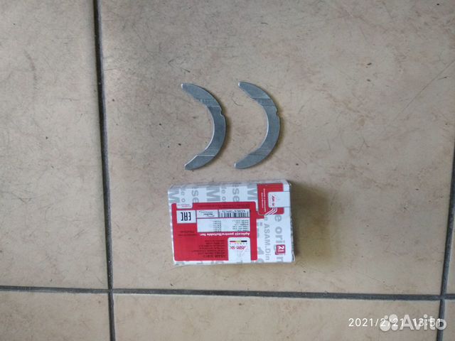 Полукольца коленвала Рено Логан, Лада Ларгус