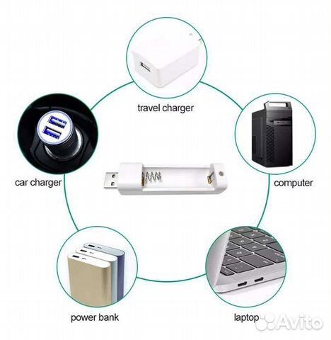 Мини USB зарядное устройство