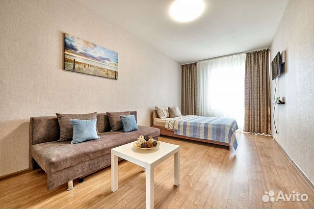 

1-к. квартира, 39 м², 2 кровати