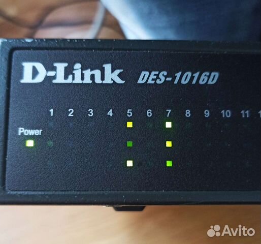 D-Link маршрутизатор коммутатор 16 портов 10/100