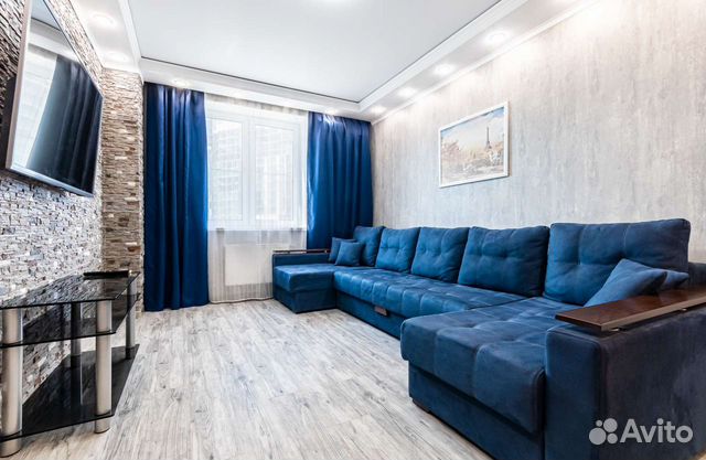 

1-к. квартира, 45 м², 2 кровати