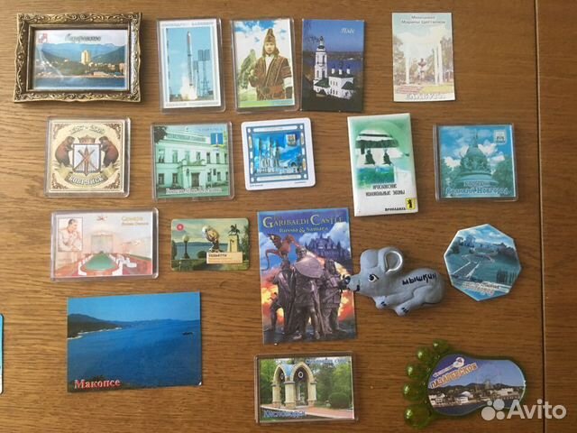 Коллекция магнитиков