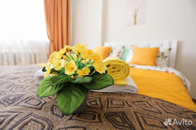 

1-к. квартира, 38 м², 2 кровати
