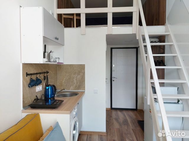 

Квартира-студия, 14 м², 2 кровати