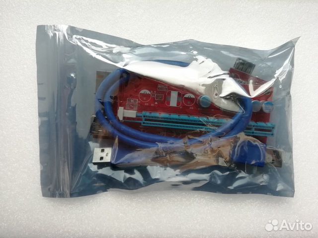Новый райзер PCI-E ver. 007s (SATA, майнинг)
