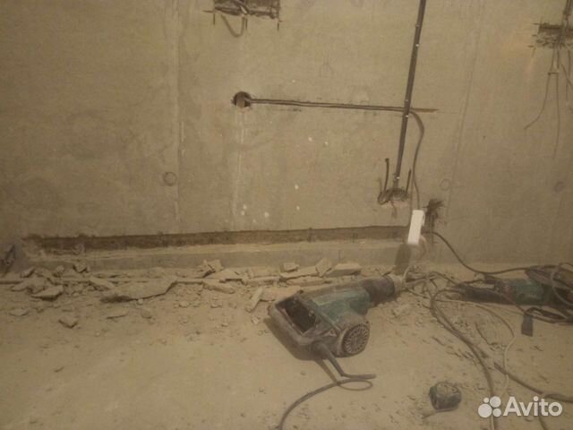 Демонтаж стен и перегородок, расширение проемов