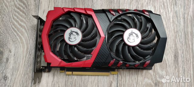 Видеокарта MSI gtx 1050 ti gaming X 4Gb