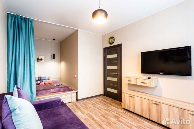 

1-к. квартира, 35 м², 2 кровати