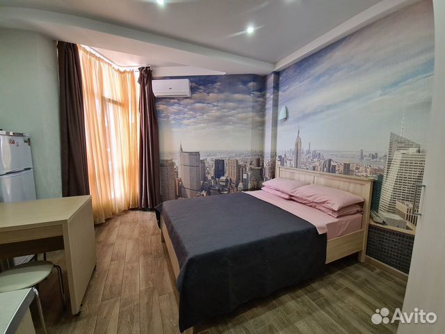 

Квартира-студия, 26 м², 2 кровати