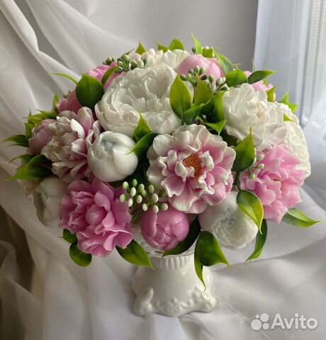 Цветы букет мыло