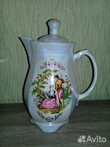 Кувшин доливочный чайник фарфор Идиллия Мадонна