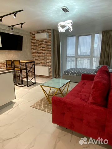 

Квартира-студия, 35 м², 2 кровати