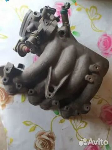 Впускной коллектор Ауди 80 с дросселем JN