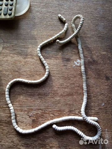 Спираль нихромовая из керамических бус СССР