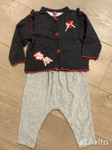 Костюмчик вязаный теплый