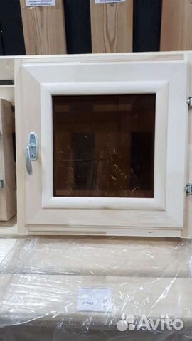 Окно для бани липа