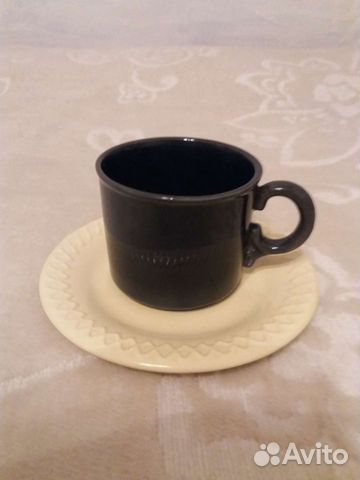 Чайно-кофейный сервиз из керамики. Винтаж СССР