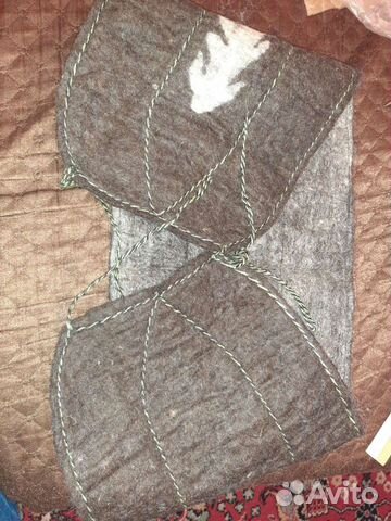 Пояс из верблюжей шерсти. Наколенники вязанные