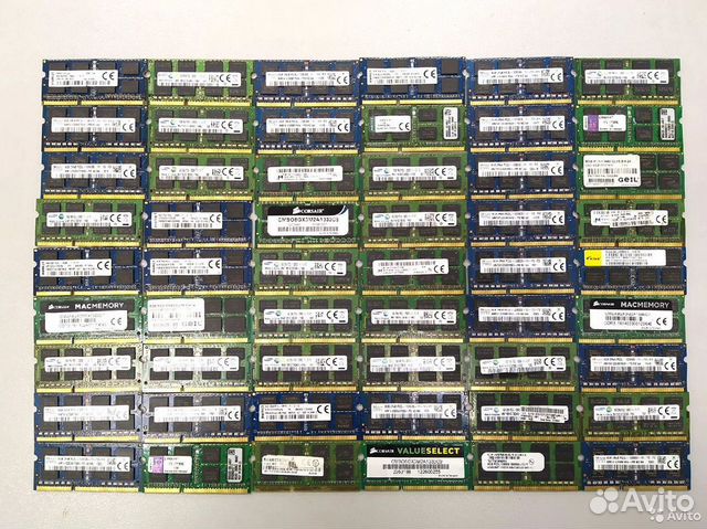Оперативная память so-dimm ddr3 8Gb в ассортименте