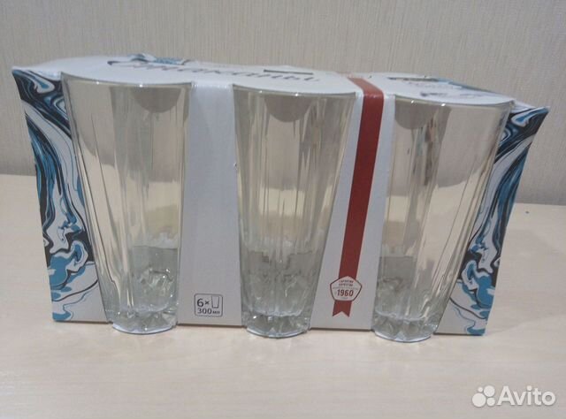 Новые стаканы. 6 шт, 300 мл