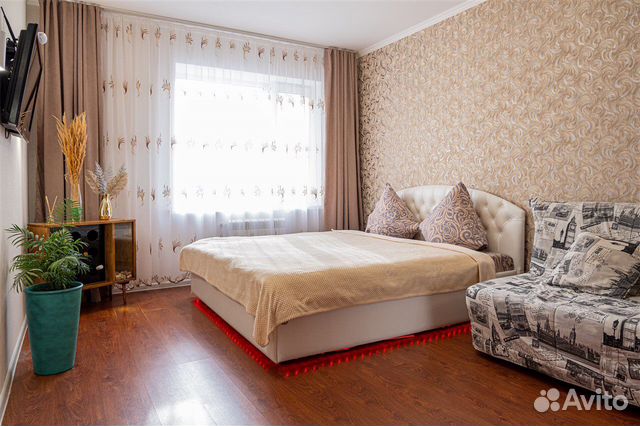 

1-к. квартира, 38 м², 2 кровати