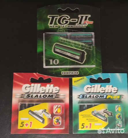 Сменные кассеты Gillette slalom, Dorco