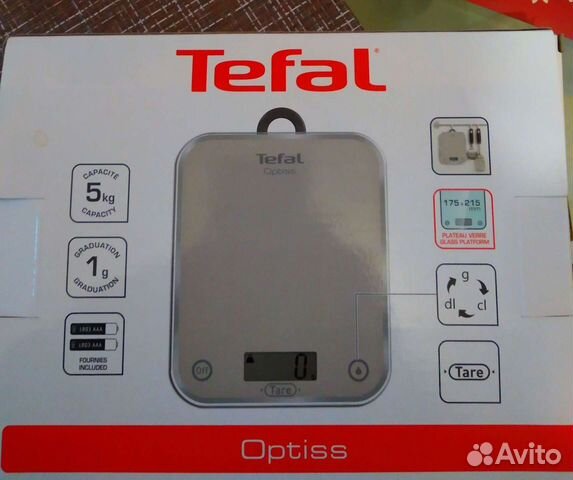 Весы кухонные новые tefal