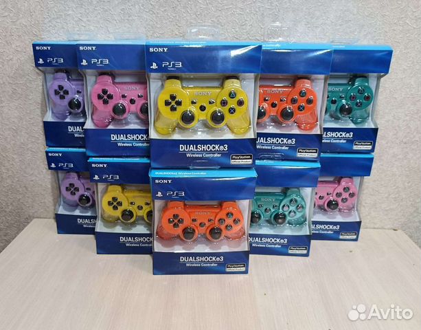 Джойстик/геймпад sony PS3/PS4 цветной новый