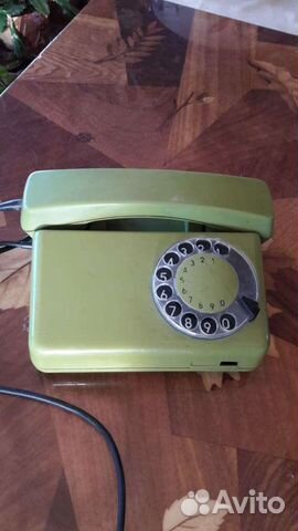 Советский телефон дисковый