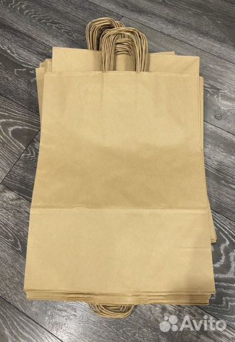 Крафтовые пакеты большие