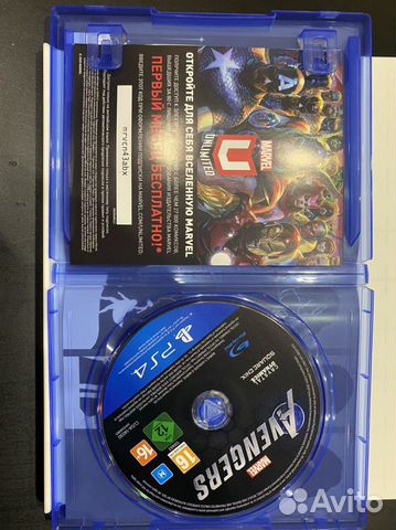 Мстители marvel PS4 Deluxe издание