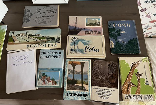 Советские наборы открыток