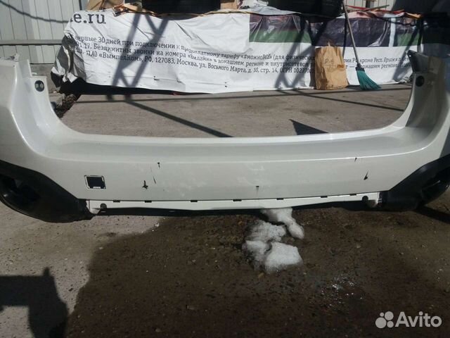 Задний бампер subaru