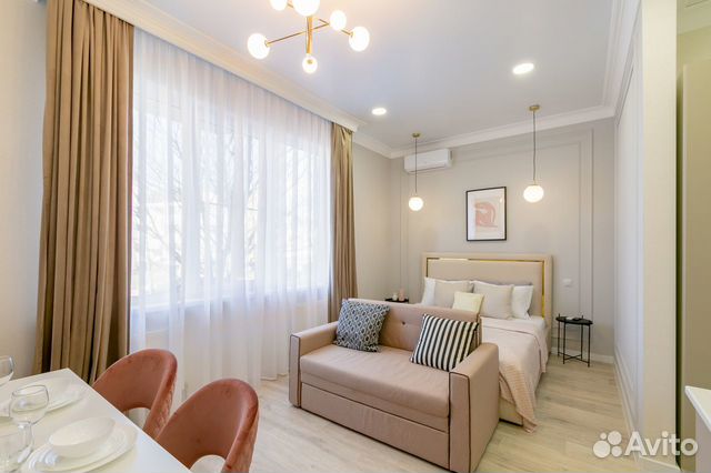 

Квартира-студия, 23 м², 2 кровати